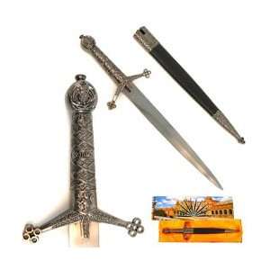 Ornate CLAYMORE DAGGER   15.5 inches long Sports 