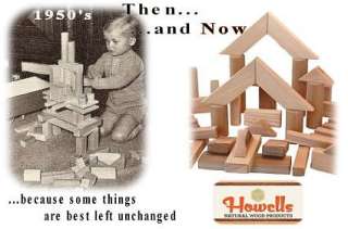 Wooden Toy Building Blocks   24 Piece   Handmade   Natural   Safe 