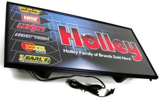 Holley Family Back–Lit Sign p/n 36 369  
