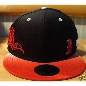  Boston Red Sox Wicked Fade Custom New Era Hat Cap 7 3/8 