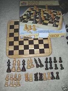 Pavilion Chess Set Solid Wood hand carved pieces game  