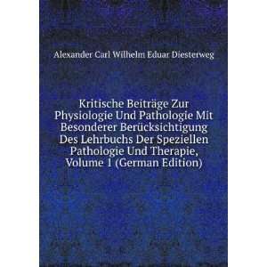   German Edition) Alexander Carl Wilhelm Eduar Diesterweg Books