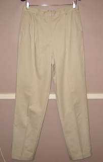 Womens LANDSEND Beige Khaki/Chino Pants Size 10 T  