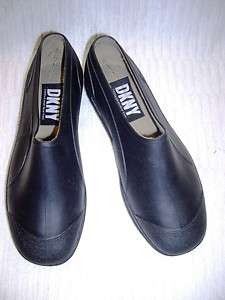   DKNY Rubber Rain Shoes Treaded Sole Size 37/7 Made in France  