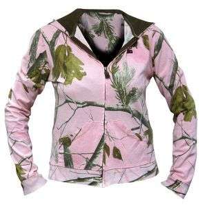   Girl AP Pink Camo Zip Hooded Jacket ~ Ladies Hunting Hoodie NEW  