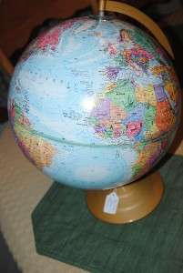 Nice clean 12 GlobeMaster raised feature world globe  