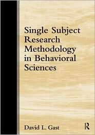   Sciences, (0805862773), David L. Gast, Textbooks   