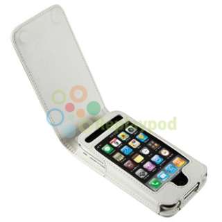 Leather Mobile Phone Flip Case For iPhone 3G S +SHIELD  