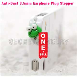 Cute Anti Dust 3.5mm Earphone Jack Plug Stopper for iPhone 4 4S iPod 