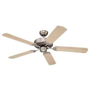    Ceiling Fan Model 5HS52BP in Brushed Pewter with Natural Maple blad