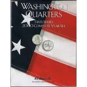   2000 US WASHINGTON STATE QUARTER YEAR SET COIN FOLDER 