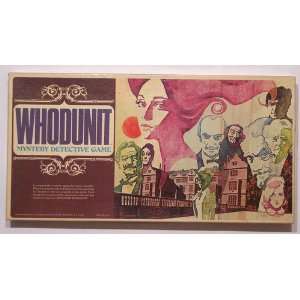  Vintage 1972 Whodunit Toys & Games