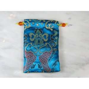  12 Silk Cell Phone, Jewelry, Coins Pouch Bag With 