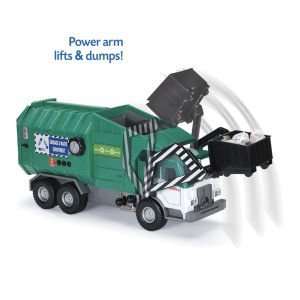  Tonka Mighty Motorized Front Lift Green Garbage Truck 