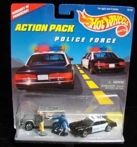 1996 HOT WHEELS ACTION PACK POLICE FORCE  