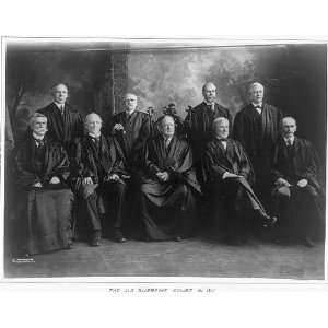  The US Supreme Court,justices,1911