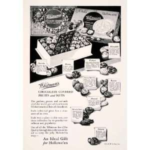  1929 Ad Stephen Whitmans Box Chocolate Nuts Fruits Candy 