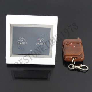 Way Wireless Remote Control LCD Touch Wall Switch 838  