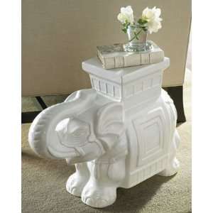 White Elephant Garden Seat