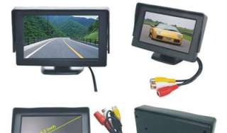 Brand new 4.3 LCD MONITOR+WIRELESS REVERSE CAMERA CAR REAR VIEW 