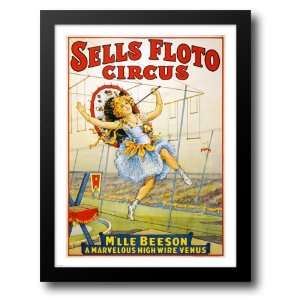  Floto Circus Presents Mlle Beeson, a marvelous high wire 