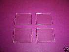 LEGO   WINDOW GLASS   1x4x3   (4 pcs)   NEW