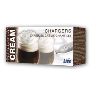 Mosa Cream Chargers N2O, 8 Gram, Box of 10  Kitchen 