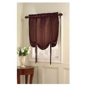 Style Selections 45L Chocolate Oxford Shade Valance 27915  