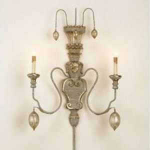   5346 Rossetti 2 Light Wall Sconce in Provencial Whi