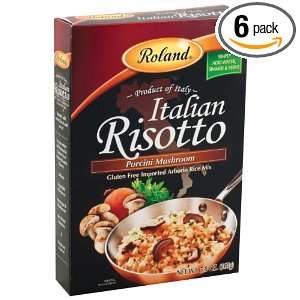 Roland Risotto with Porcini Mushrooms, 5.8 Ounce Packages (Pack of 6)