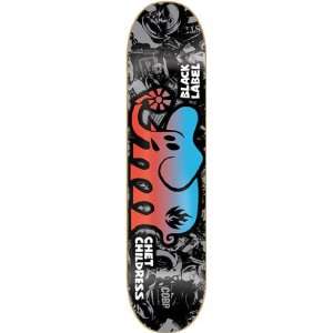  Black Label Childress Faded Skateboard Deck   8.12 