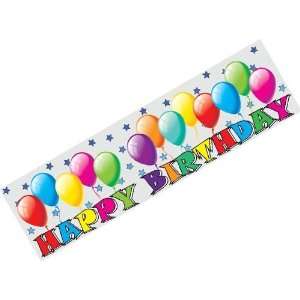    12ft. Birthday Stars and Balloons Foil Banner 