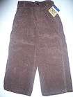 NWT~Oshkosh Toddler Boys Brown Corduroy Pants. Size 4T.