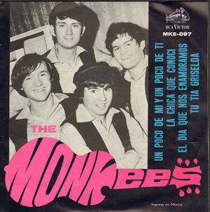 MONKEES Look Out 1967 MEXICO 4 track ep  