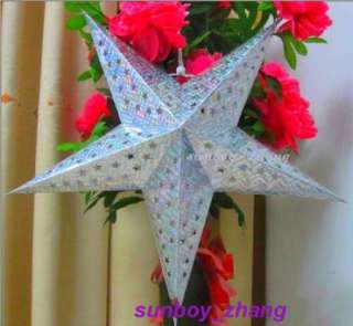 New Star Paper Lantern Light Decoration Flash Star Sparkly wedding 