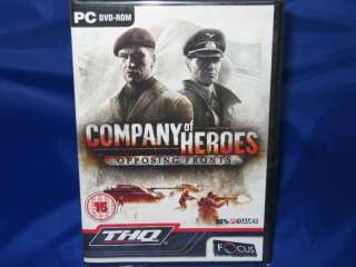   of Heroes Opposing Fronts Game Windows PC NEW 811002011877  