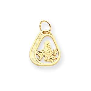 14k Virgo Charm