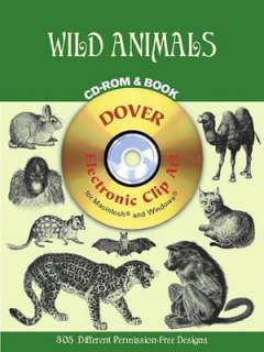   Wild Animals by Dover, Dover Publications  Paperback