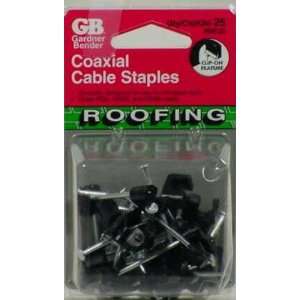  6 each Gb Plastic Coaxial Roofing Staple (PSR 25)