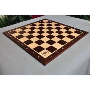   Palisander Wooden Tournament Chessboard   2.0 Squares Toys & Games