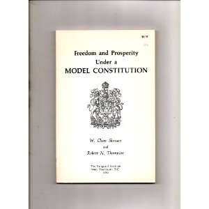   Model Constitution W. Cleon Skousen and Robert N. Thompson Books