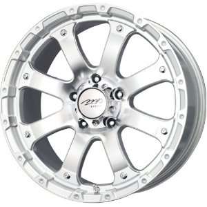  MB Wheels Torque Silver Wheel with Machined Face (16x8 