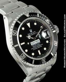 ROLEX SUBMARINER 16610 COMEX NEW BOX & PAPERS  