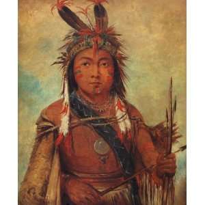  INDIAN SAY SAY GON HAIL STORM WAR CHIEF BY GEORGE CATLIN 