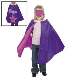  Personalized Girls Superhero Cape & Mask   Costumes 