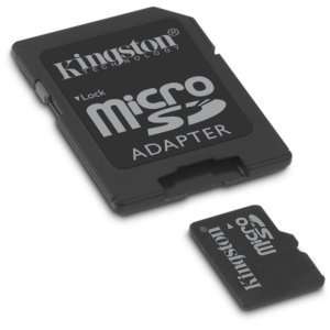   WING with custom formatting and SD Adapter. (MicroSDHC SDHC Certified