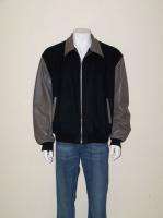 Mens Iceberg History Wile E. Coyote Leather Wool Jacket Gilmar XL 