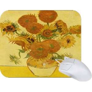  Rikki Knight Van Gogh Art Still Life with Sunflowers Mouse 