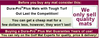 Golf Mat 5x5 Dura Pro Commercial Golf Practice Mats  