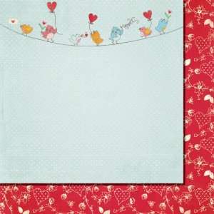  Love Birds Double Sided Cardstock 12X12 Birds On A Wire 